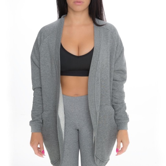 nike long cardigan